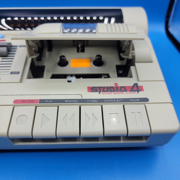 1988 Quick Shot Studio 4 QS-2050 Sound Mixing System Tested & Works D Battery Op - Picture 9 of 11